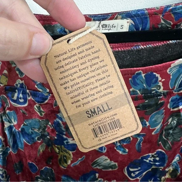 *NEW* Natural Life Berkeley Velvet Tiered Maxi Dress - Picture 8 of 13